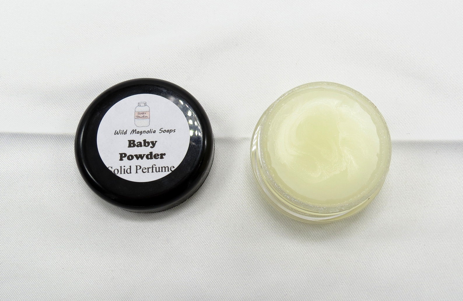 Baby Powder Scented Solid Perfume / Aceite de perfume / Frotar Etsy