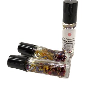 SALE - Sugar Blossom Scented Roll On Perfume Oil - Rub On Perfume - Roller Ball Perfume