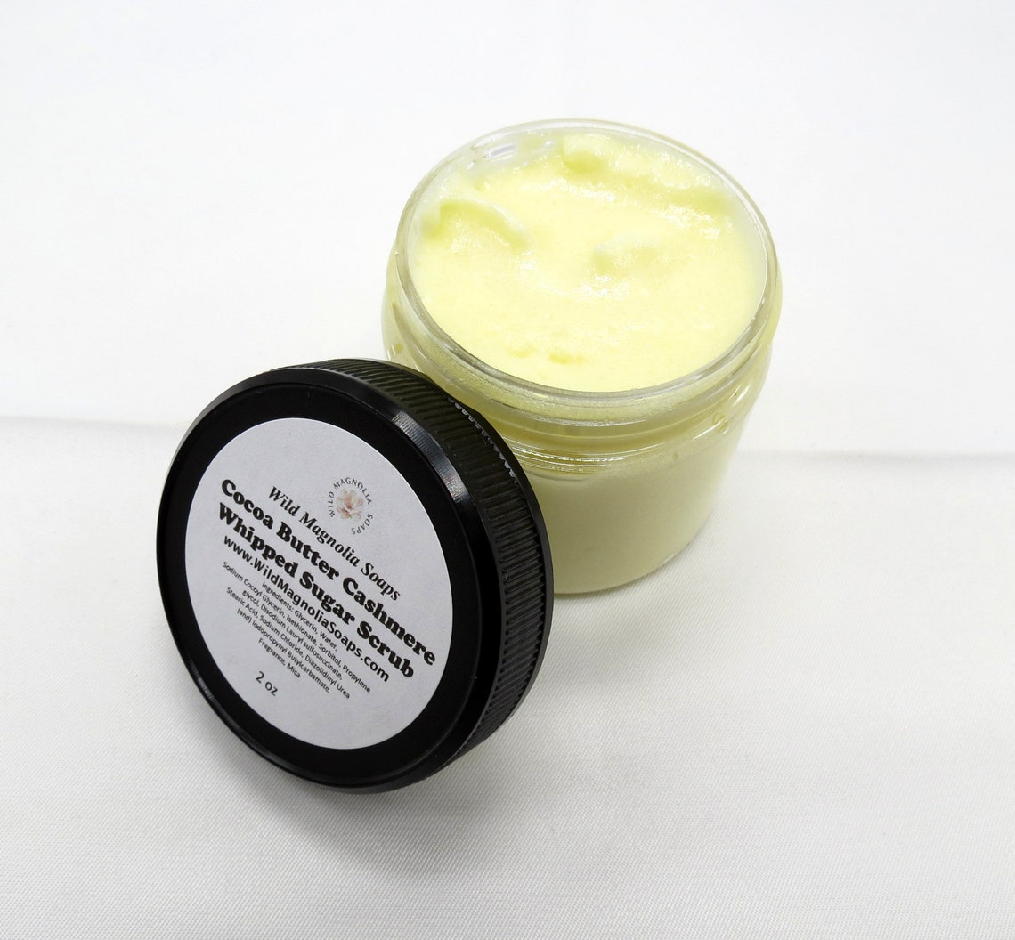 Cocoa Butter Cashmere Scented Foaming Whipped Sugar Scrub 2 Oz Etsy UK
