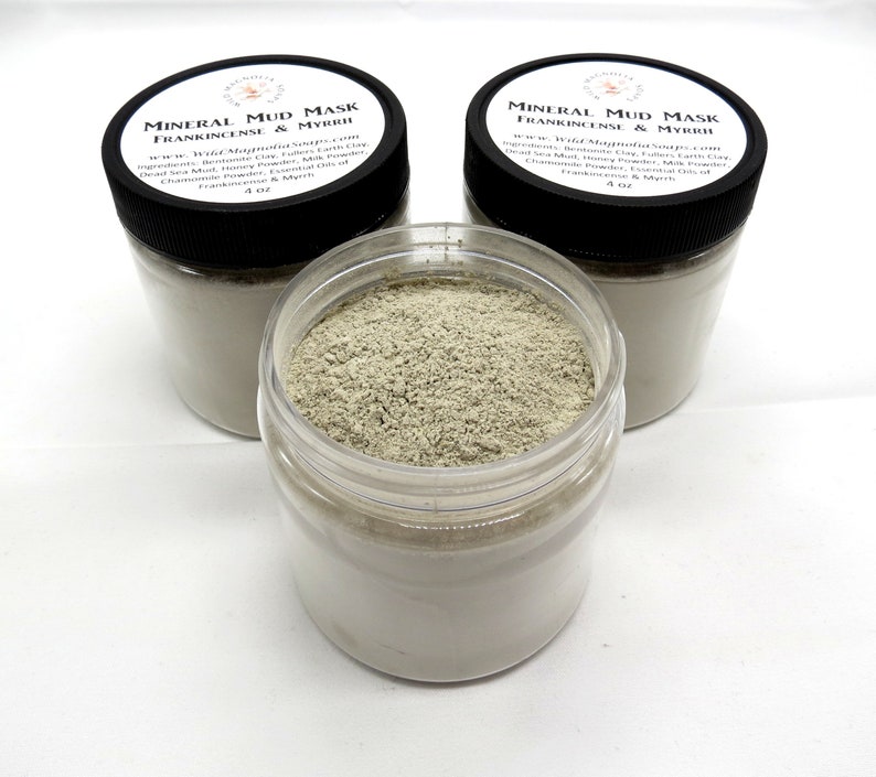 Frankincense and Myrrh Dead Sea Mineral Mud Mask Powder / Etsy
