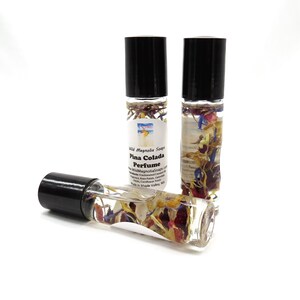 Perfume en roll-on con aroma a piña colada - Perfume para frotar - Perfume en roll-on