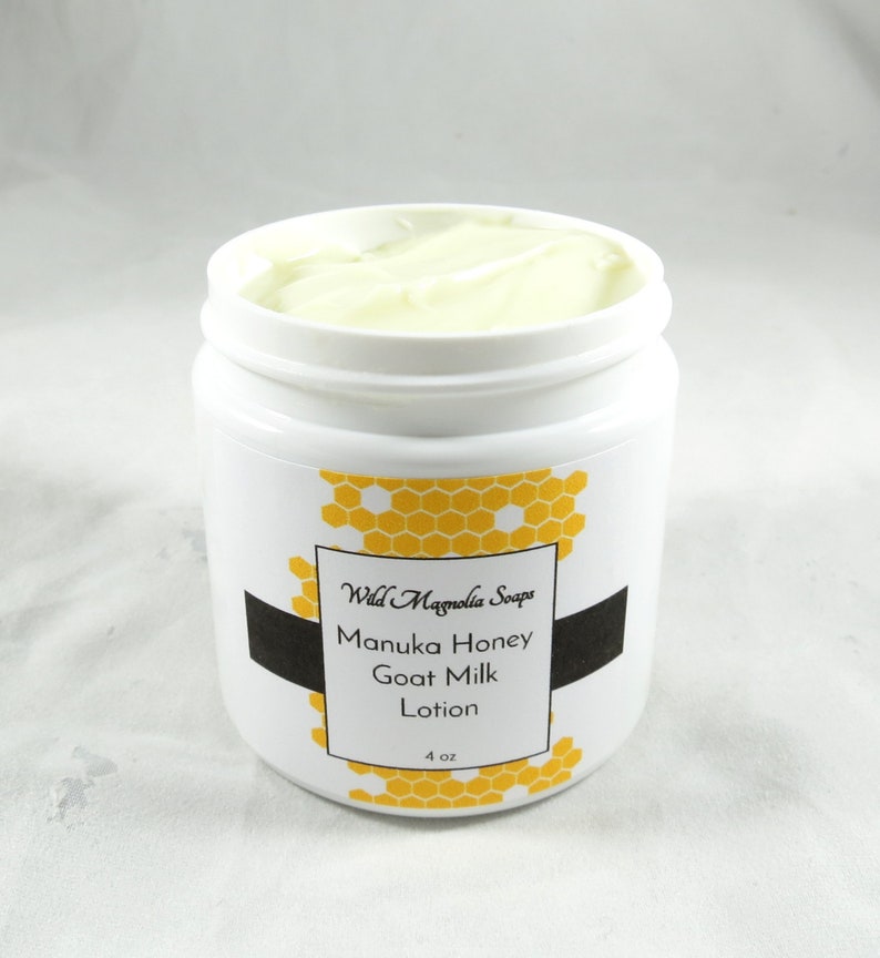 Manuka Honey Goat Milk Lotion Unscented Hand and Body Etsy