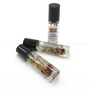 SALE - Tulip Scented Roll On Perfume Oil - Rub On Perfume - Roller Ball Perfume