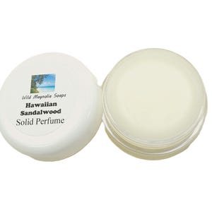 Hawaiian Sandalwood Scented Solid Perfume - Rub On Perfume