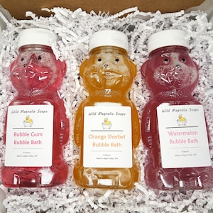 Bubble Bath Gift Box | Food Scents | Orange Sherbet, Watermelon, Bubble Gum - Free Shipping