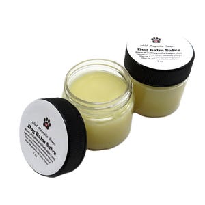 Dog Balm Salve - Paw and Nose Balm 1 oz - Dry Paws - Dog Hot Spots - Dog Skin Care