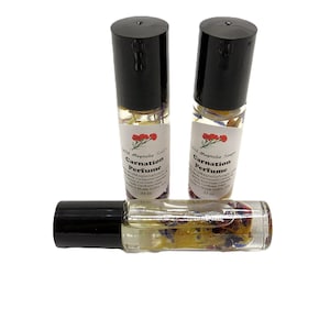 Carnation Scented Roll On Perfume Oil - Rub On Perfume - Roller Ball Perfume
