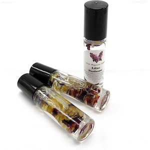Aceite perfumado en roll-on con aroma a lila - Perfume para frotar - Perfume en roll-on
