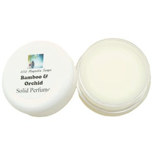 Bamboo and Orchid Scented Solid Perfume - Rub On Perfume