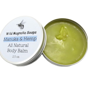 Manuka Honey and Hemp Natural Body Balm