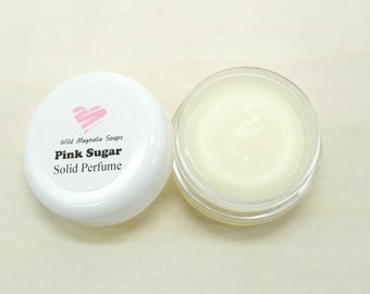 Pink Sugar Scented Solid Perfume - Rub On Perfume