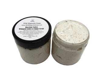 Pick Your Own | Whipped Coffee and Sugar Scrub 4 oz | You choose the scent - Foaming Whipped Body Scrub - Made In USA