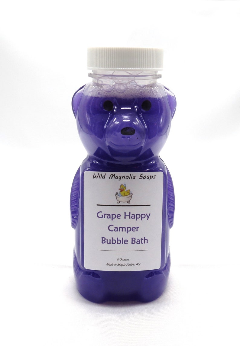 You Pick Bubble Bath You Choose Scent and Color Bath Time Fun Tub Bubbles Honey Bear Bottle Made in the USA image 5