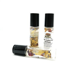 Black Amber Oak Roll On Perfume Oil - Rub On Perfume - Roller Ball Perfume