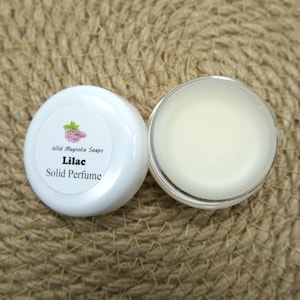 Lilac Scented Solid Perfume - Rub On Perfume