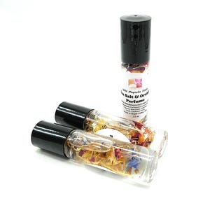 Sea Salt and Orchid Roll On Perfume Oil - Rub On Perfume - Roller Ball Perfume