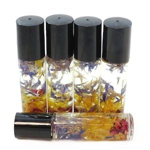 Pick Your Own Roll On Perfume Oil - Choose Your Own Scent - With or Without Flowers - Roller Ball Perfume - Made in USA