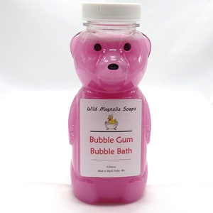 You Pick Bubble Bath You Choose Scent and Color Bath Time Fun Tub Bubbles Honey Bear Bottle Made in the USA image 4