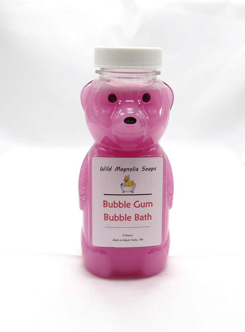 You Pick Bubble Bath You Choose Scent and Color Bath Time Fun Tub Bubbles Honey Bear Bottle Made in the USA image 4