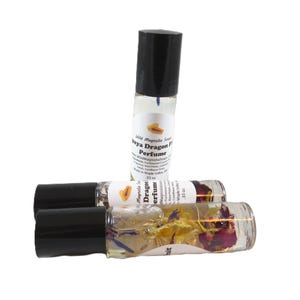 SALE - Papaya Dragon Fruit Scented Roll On Perfume Oil - Rub On Perfume - Rollerball Perfume