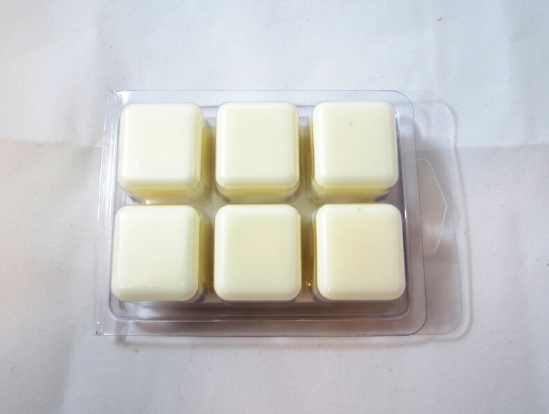 Clean Cotton Scented Soy Wax Melts 6 Cavity Clamshell Aromatherapy Wax Warmer Tea Light Melt Tart Melt Vegan