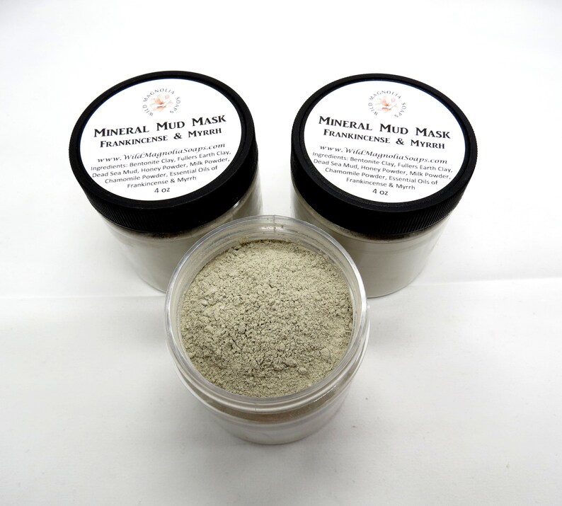Frankincense and Myrrh Dead Sea Mineral Mud Mask Powder / Etsy