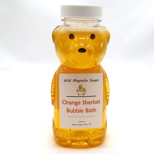 You Pick Bubble Bath You Choose Scent and Color Bath Time Fun Tub Bubbles Honey Bear Bottle Made in the USA image 7