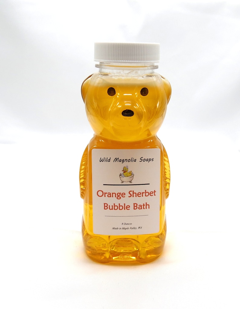 You Pick Bubble Bath You Choose Scent and Color Bath Time Fun Tub Bubbles Honey Bear Bottle Made in the USA image 7