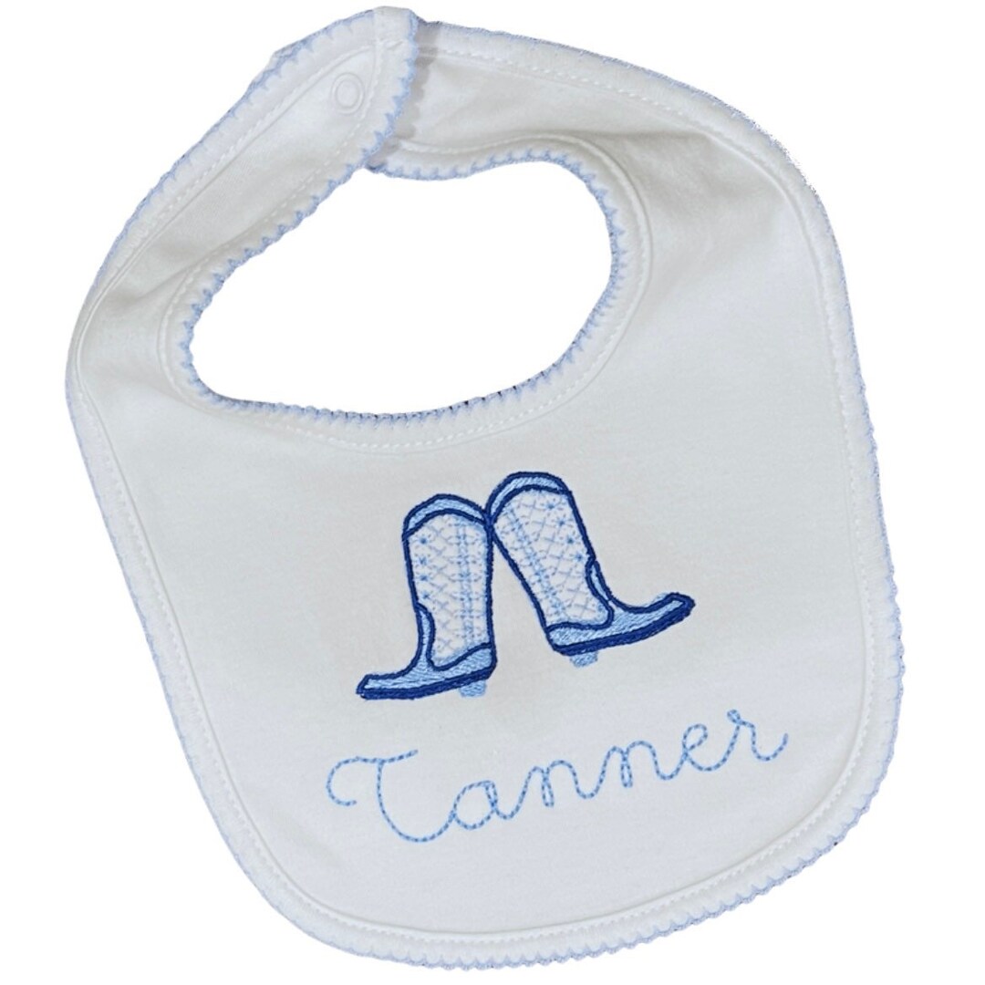 Baby Boys Bibs / Boots Bib / Baseball Bib // Razorback Bib// Etsy