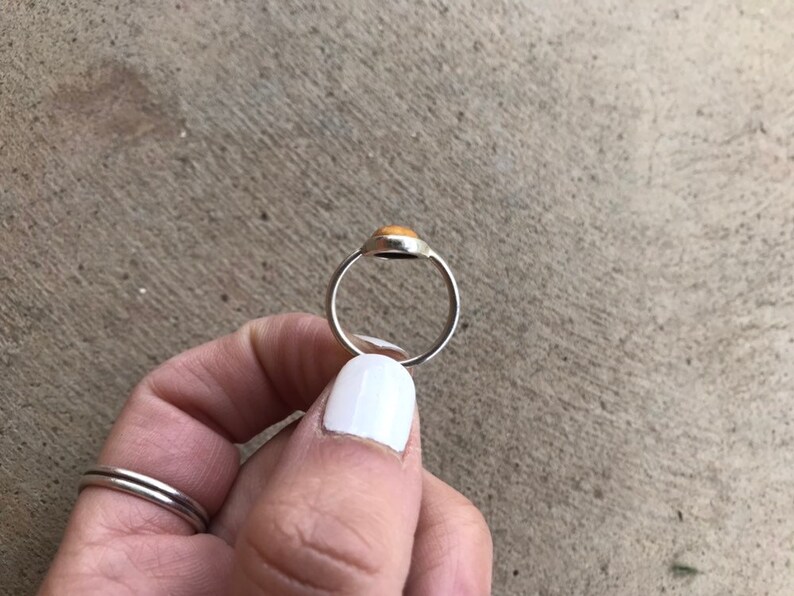 Natural Amber Dark Silver Sterling \u2022 Brown Stone Orange Raw Boho friend \u2022 Ring Sale Handmade \u2022 Wedding Engagement gift\u2022 Mothers Day GIft