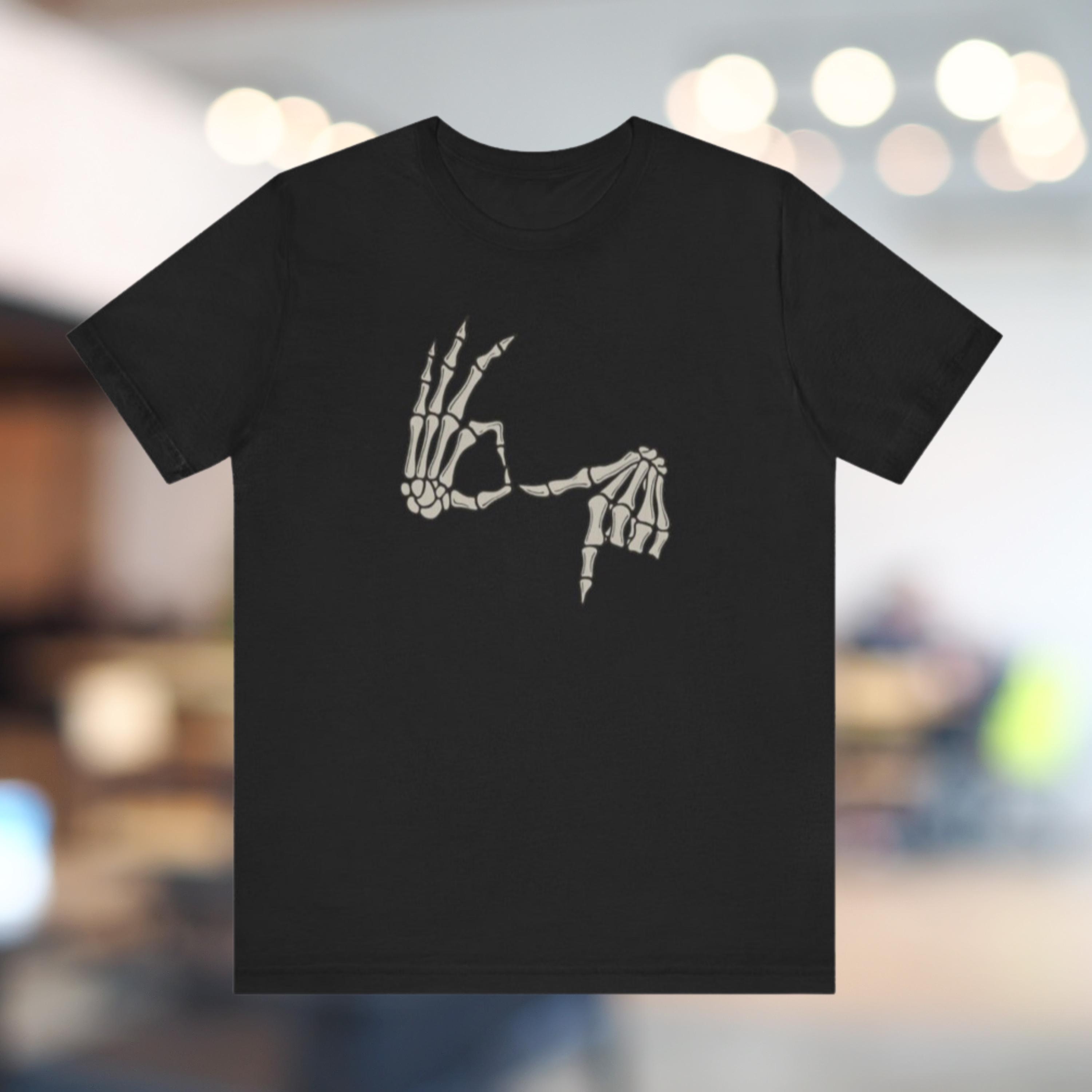 Skeleton Hands 67 T-shirt, Funny Halloween Shirt, Spooky Season
