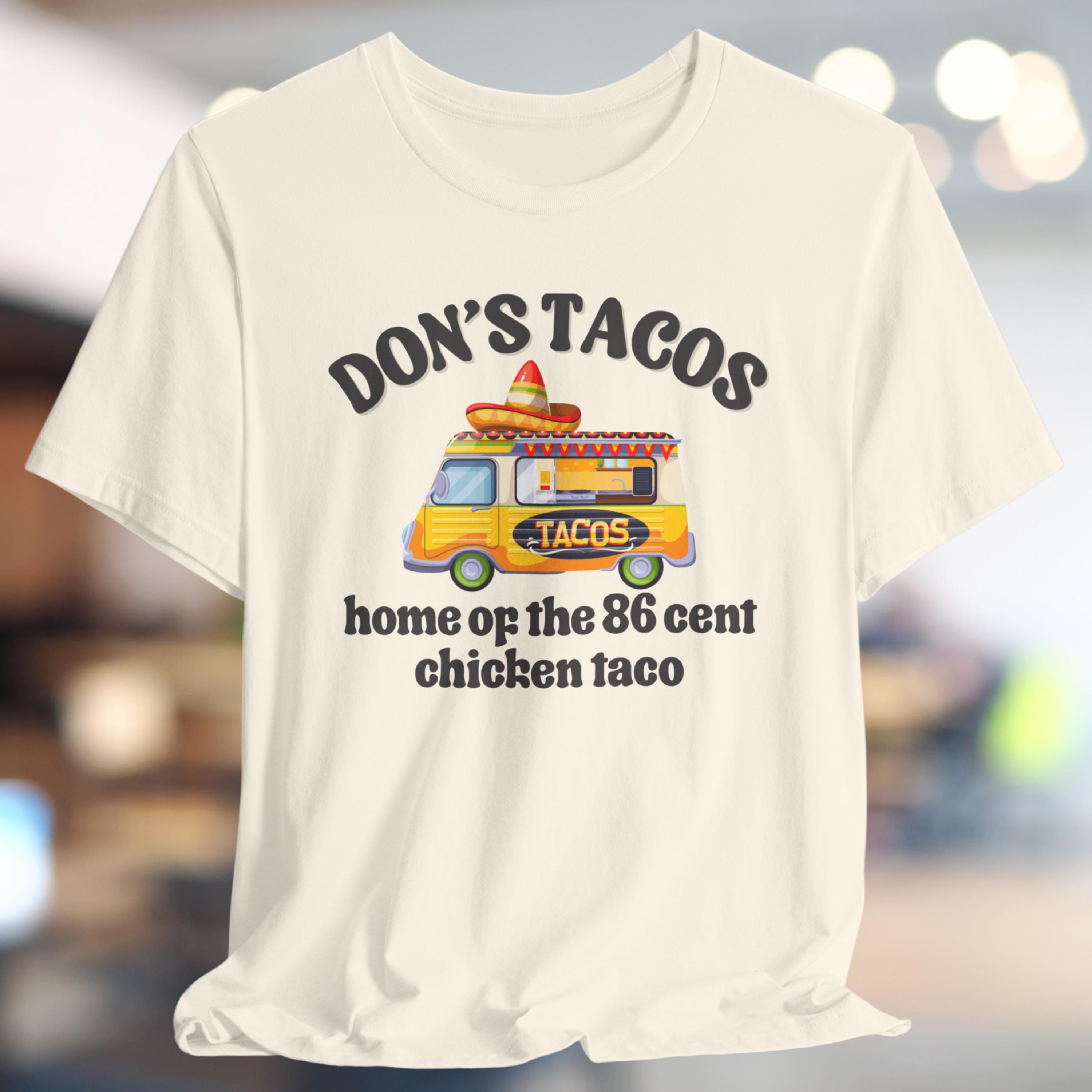 Trump Chickens Out Taco Shirt, Anti-Trump Taco Tshirt, Don's Tacos Protest Tee, Political Funny, Resist Fascism, Democratic 86 Anti Trump