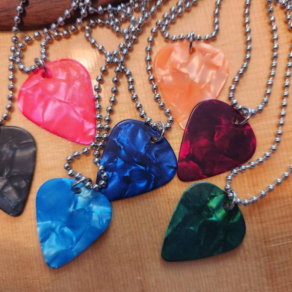 Guitar Pick Necklace, Eddie Munson Style