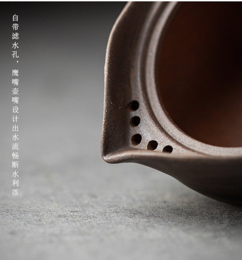 Ceramic Travel Gongfu Tea Set Teapot In Cotton Bag image 3