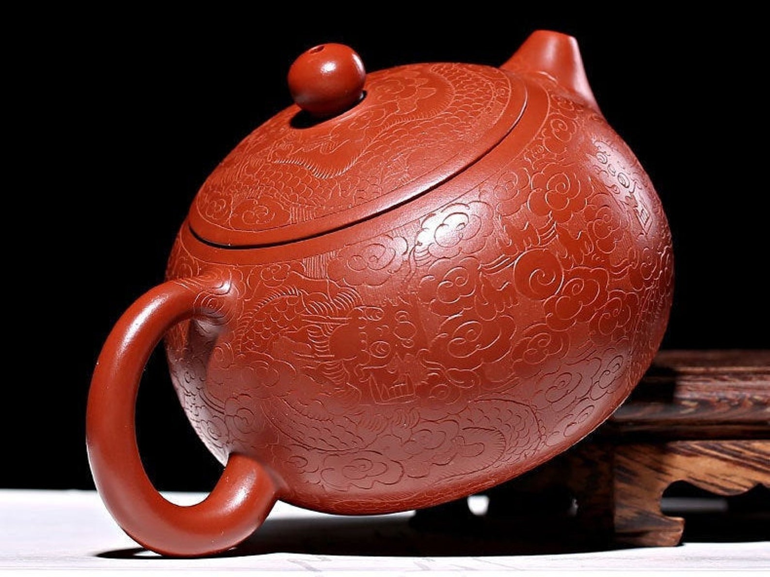 Handmade Yixing Zisha Clay Teapot F0115 300ml Etsy