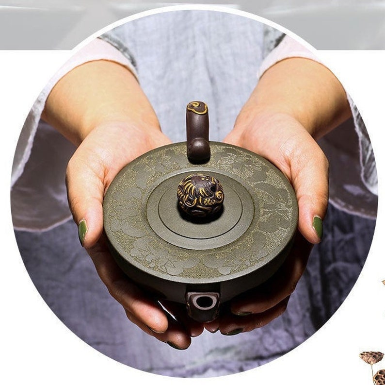 Handmade Yixing Zisha Clay Teapot F0802 240ml