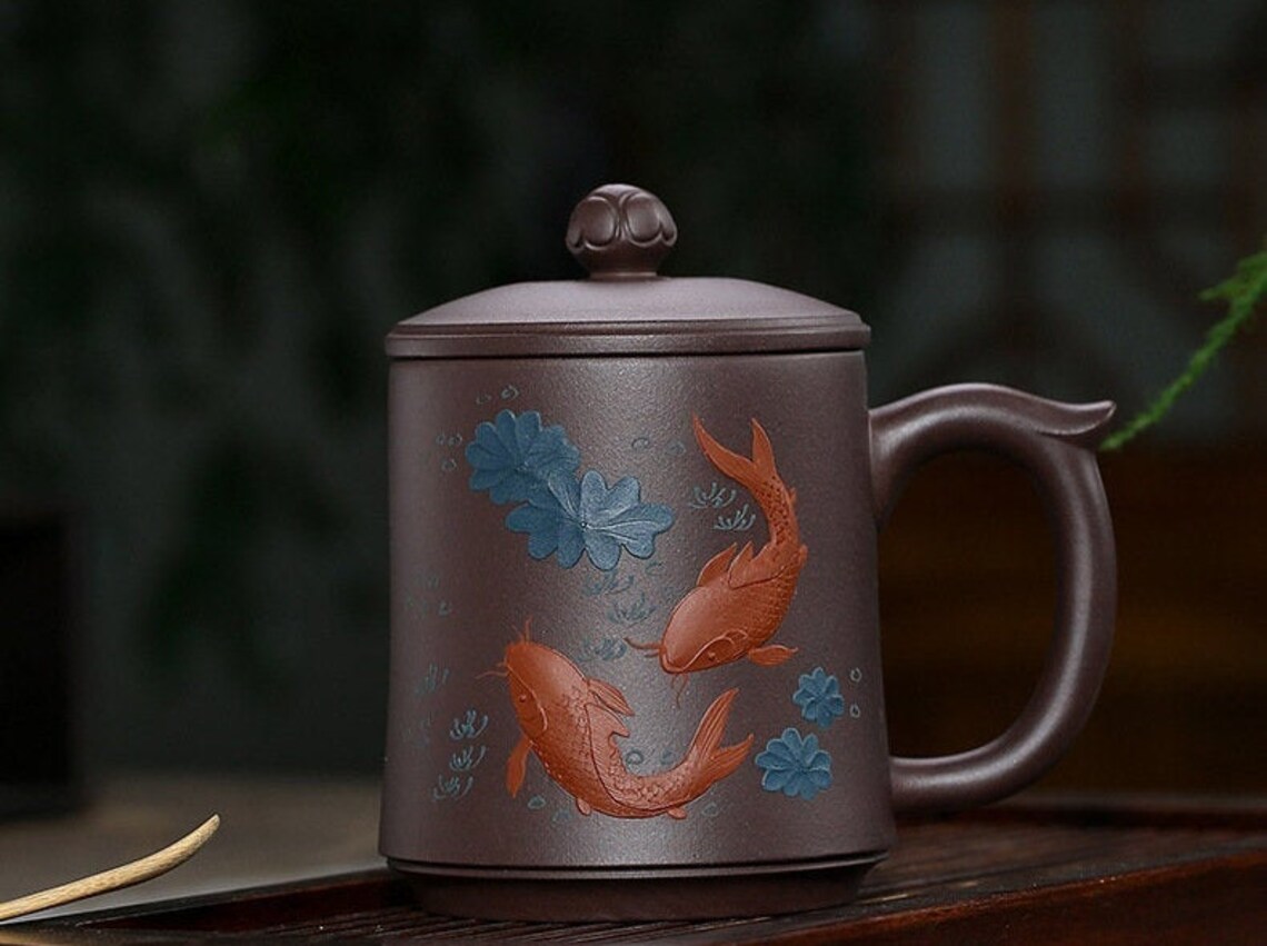 Handmade Yixing Zisha Clay Tea Mug FD076 440ml Etsy