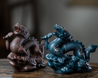 Handmade Yixing Zisha Clay Tea Pet Dragon FJ940 FJ941