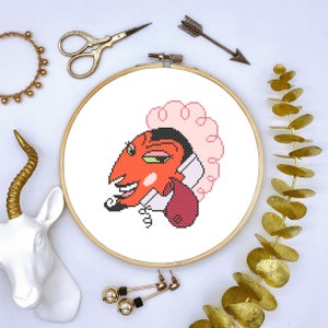 Powerpuff Girls HIM Cross Stitch Pattern PDF Download
