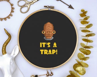 It's a Trap! Cross Stitch Pattern PDF Download