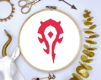 Horde Symbol Cross Stitch Pattern PDF Download