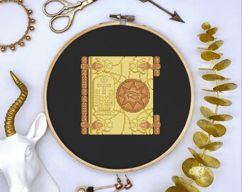 The Mummy Book of the Living Cross Stitch Pattern PDF Download