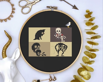 Our Flag Means Death Crew Flags Cross Stitch Pattern PDF Download