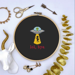 Abduction Cross Stitch Pattern PDF Download