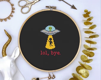 Abduction Cross Stitch Pattern PDF Download