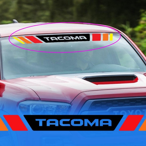 Windshield Banner Vinyl Decal Sticker for Toyota Etsy
