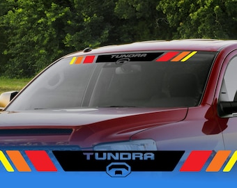 Vintage Old Style TRD Parabrezza Banner Vinyl Decal Sticker per Tundra Trucks