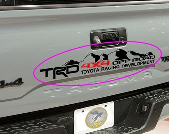 Adesivo per portellone posteriore TRD 4x4 Off Road per Tacoma Tundra Toyota