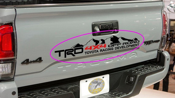 Calcomanías De Vinilo Para Toyota Tacoma 2024-2025 TRD Todoterreno 4x4