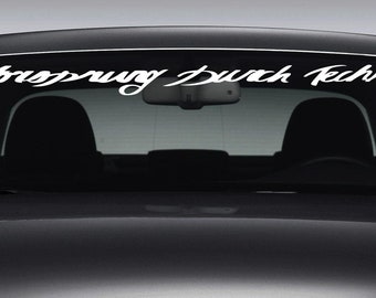 Audi Vorsprung Durch Technik Decal Sticker Parabrezza Banner